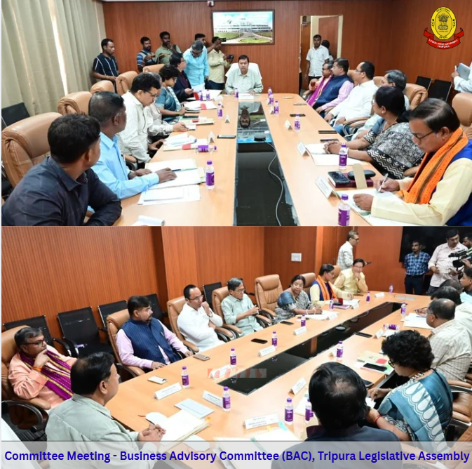 Meeting of the Business Advisory Committee (BAC) of the Tripura Legisl...